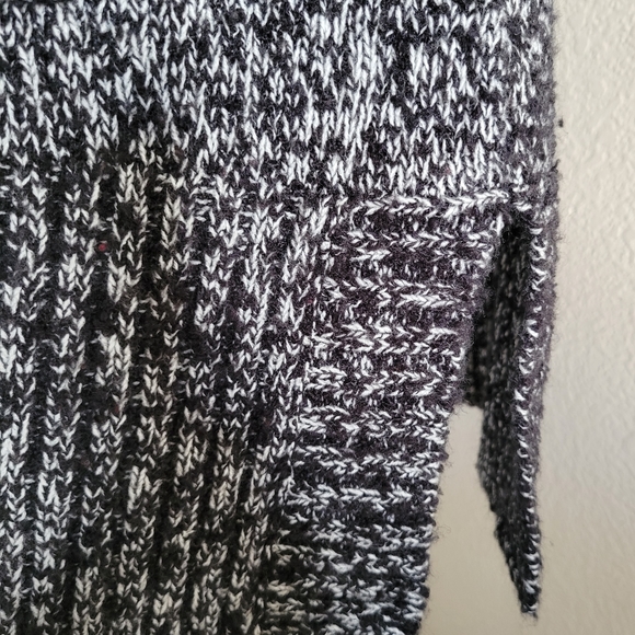 Cowl Neck Knit Kangaroo Pocket Mini Dress Size  L - Picture 7 of 15